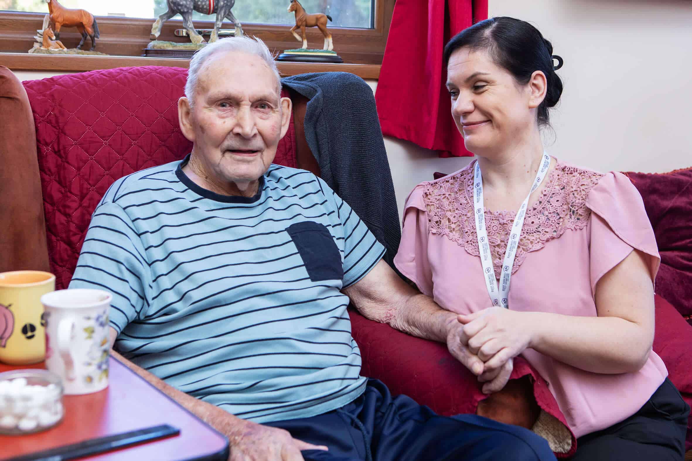 Image of a career helping a resident