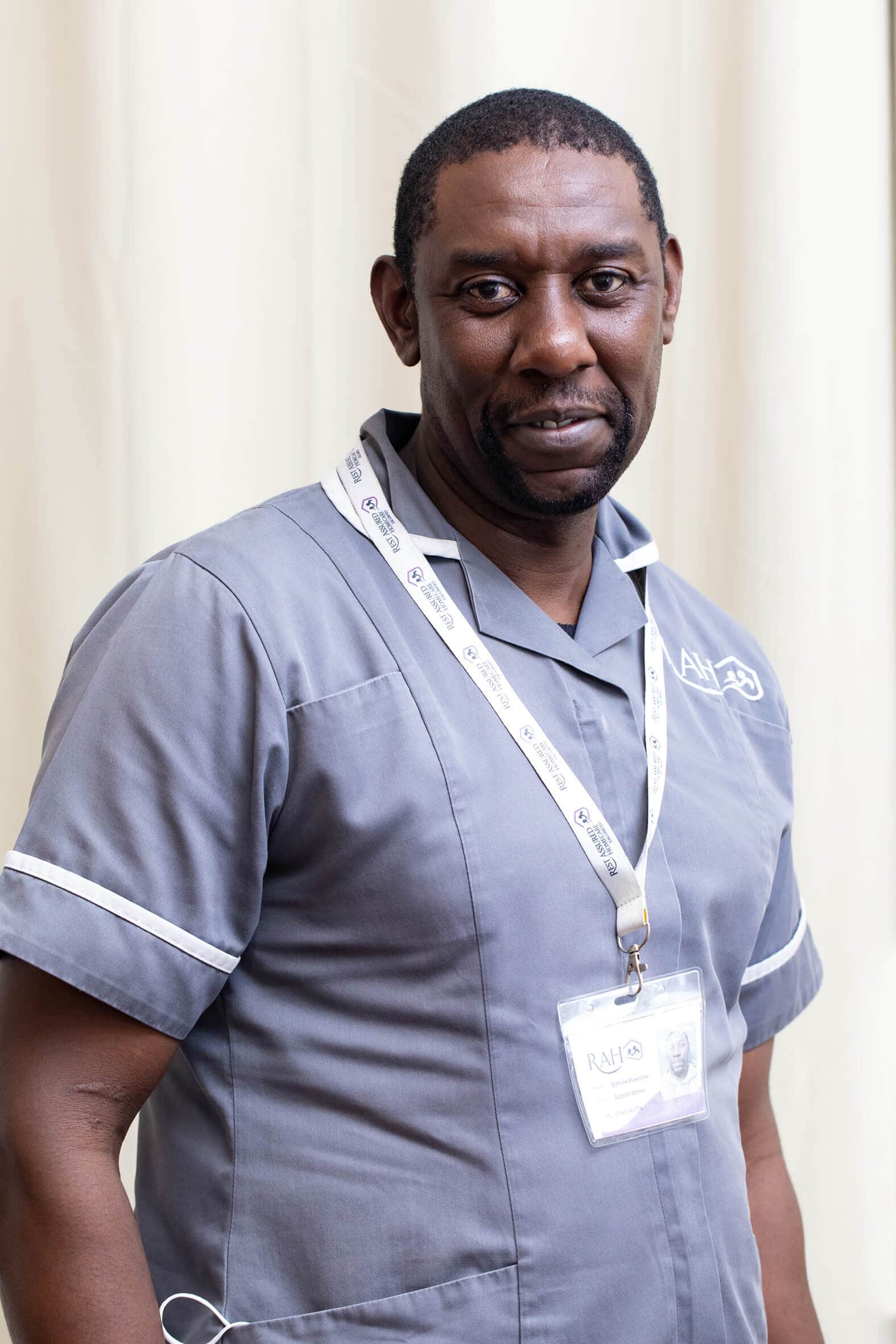 Headshot of carer Eddie